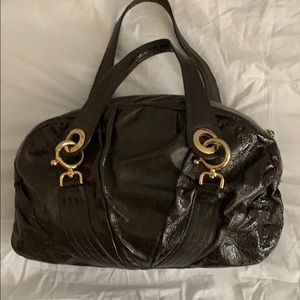Patent leather Goldenbleu bag